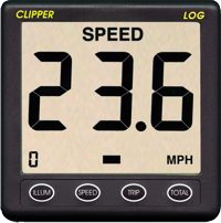 Rychloměr a měření ujeté vzdálenosti Clipper