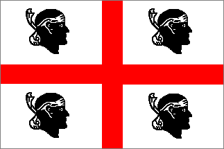 Vlajka Sardinie